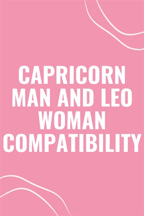 capricorn men leo women|Capricorn Man and Leo Woman Compatibility